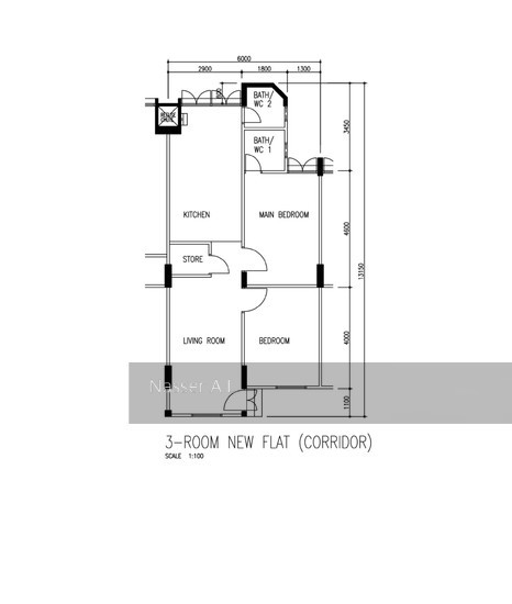 Blk 606 Bedok Reservoir Road (Bedok), HDB 3 Rooms #143486162
